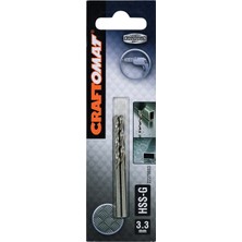 Craftomat Hss-G Metal Matkap Ucu 3.3 mm (7'li Paket)