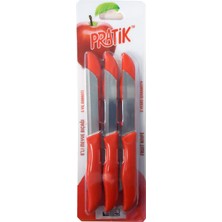Pratik Plastik Saplı Meyve Bıçağı 6'lı (5'li Paket)