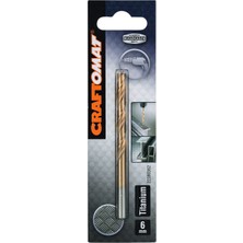 Craftomat Hss-Tin Metal Matkap Ucu 6X57X93 mm (5'li Paket)