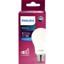 Philips Ledbulb 10-75W E27 6500K Beyaz Işık (6'li Paket)