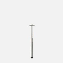 Tempo R32 Ince Sehpa Ayağı 41 cm Krom (5'li Paket)