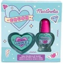 Martinelia Crush Kız Çocuk 2 Li Oje ve Dudak Balmı Seti Mavi
