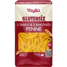 Yayla Glutensiz 3 Tahıl 2 Bakliyat Penne 400 G (8'li Paket)