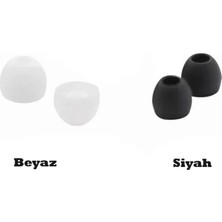 Bezos 2 Çift 4 Adet Kulaklık Silikonu Uyumlu Küçük 8.5mm