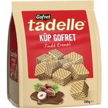 Tadelle Küp Gofret Fındık Kremalı 200 G (8'li Paket)