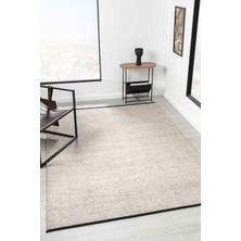 Vitali Home Liv Bej Kilim Yıkanabilir Kaymaz Taban Şönil Kilim Salon Oturma Odası Mutfak Halısı LV385