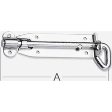 Ermo Galvaniz Sürgü-Kristal No:3 (4'li Paket)