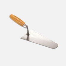 Dekor Beyaz Tuğla Malası 22 cm Ahşap  Sap (4'li Paket)