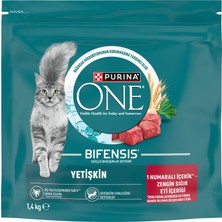 Purina One Sığır Etli Yetişkin Kuru Kedi Maması 1.4 kg (2'li Paket)