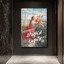GLAZELLA "stupid Cupid" Temalı Aşk Dolu Cam Tablo