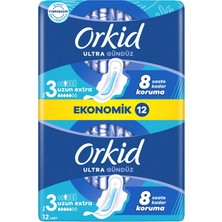 Orkid Ultra Ekstra Eko Paket Uzun Ekstra 12'li (6'li Paket)