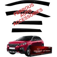 ferrous autoaccessories Peugeot 3008 Ferrous Cam Rüzgarlığı 4lü 2016 2024