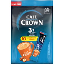 Cafe Crown 3ü 1 Arada Fındık Aromalı Paket 10 x 18 G (8'li Paket)