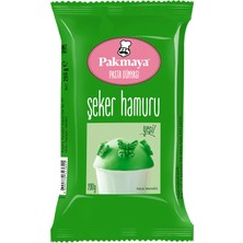 Pakmaya Şeker Hamuru Yeşil 200 G (8'li Paket)