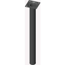 Element System Mobilya Ayak Elemanı Yuvarlak Siyah Renk (5'li Paket)