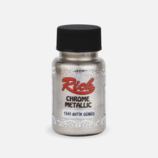 Rich Chrome Metalik Antik Gümüş 60 cc (7'li Paket)
