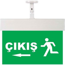 Mutlusan Exit Ledli Acil Çıkış Aydınlatma Armatür 8-16 cm (3'li Paket)