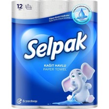 Selpak Kağıt Havlu 12'li (5'li Paket)