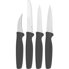 Excellent Houseware Paslanmaz Bıçak Seti 4'lü (5'li Paket)
