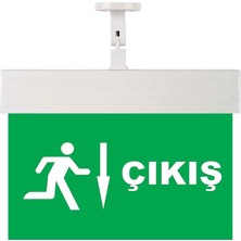 Mutlusan Exit Ledli Acil Çıkış Aydınlatma Armatür 8-18 cm (2'li Paket)