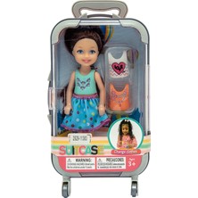 M Toys Bebek Oyun Seti Çantalı 13 cm (2929-11383) (4'li Paket)