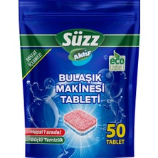 Süzz Hepsibirarada Aktif Bulaşık Makinesi Tableti 50'li (7'li Paket)