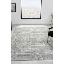 Vitali Home Hernes Krem Gri Salon Oturma Odası Çocuk Odası Yatak Odası Halısı HM-6015