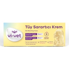 Vi-Vet Tüy Sarartıcı Krem 70 ml + 35 ml (8'li Paket)