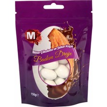 Migros Bitter Çikolata & Şeker Kaplı Badem Draje 150 G (8'li Paket)