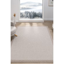 Vitali Home Sisal Prime Krem Bej Iskandinav Yıkanabilir Bordürlü Halı Kilim Balkon Teras Koridor Halısı 1148