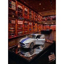 Oyuncak Sahili Ford Mustang Gt Turbo Metal Araba Kapıları Açılır 12CM Çekbırak Orjnal Koleksiyon Model 1.36 Scale Metalic Sılver