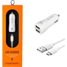 Akıllı Bayi Powerway 3.1A Micro USB Araç Çakmaklık Şarj Aleti X233