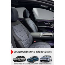 Arenza Serisi Lüks Oto Koltuk Kılıfı - (Volkswagen Bora-Golf-Jetta-Polo Uyumlu)