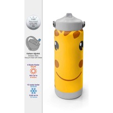 Coral High Zürafa Desenli Çelik Termos Matara 650 ml 38344