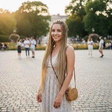Afrika Örgüsü ve Rasta Için Sentetik / Balköpüğü