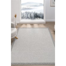 Vitali Home Sisal Prime Krem Gri Iskandinav Yıkanabilir Bordürlü Halı Kilim Balkon Teras Koridor Halısı 1148