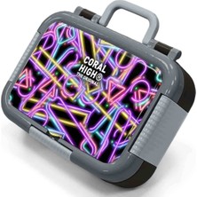 Coral High Neon Desenli Çelik Beslenme Kabı 39148