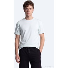 Kip Ekru Düz T-Shirt