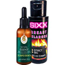 Bezos L.7xrapid Saçbakım Serumu ile + Sıxx Bakım Kremi 60 ml Memeşekillendirici