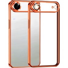 Bezos iPhone 17 Air Razer Lensli Silikon - Turuncu