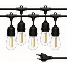 Akıllı Bayi Ledx KB00001 5’li E27 Duy Sıralı 5 Metre Lamba Kablosu (5 Adet Duy Içerir)