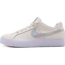 Nike Krem Wmns Court Royale Ac AO2810-104 Sneaker (Dar Kalıp 1 Beden Büyük Alınız