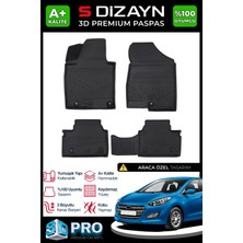 Drs Tuning S-Dizayn Hyundai I30 3D Pro Havuzlu Paspas 2012-2016 A+ Kalite