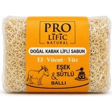 Pro Lific Natural Eşek Sütlü ve Ballı Doğal Kabak Lifli Sabun