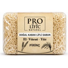 Pro Lific Natural Pirinç Özlü Doğal Kabak Lifli Sabun