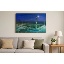 Akıllı Bayi Mescid-I Nebevi Duvar Tablosu Resmi - Islami Hediye Seçeneği 40X60 cm