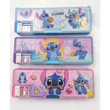Stitch Sert Kapak Simli Kalemkutu