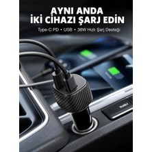 Savarga 38W Oto Çakmaklık Araç Içi Şarj Cihazı Hızlı Şarj Uzun Ömürlü Yeni Nesil