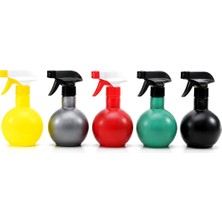 Akıllı Bayi 350ML Prizma Renkli Şeffaf Tombul - Plastik Boş Sprey Püskürtücü Şişe