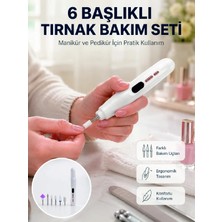 Savarga Kurutma Özellikli Manikür Pedikür Cihazı Şarj Edilebilir